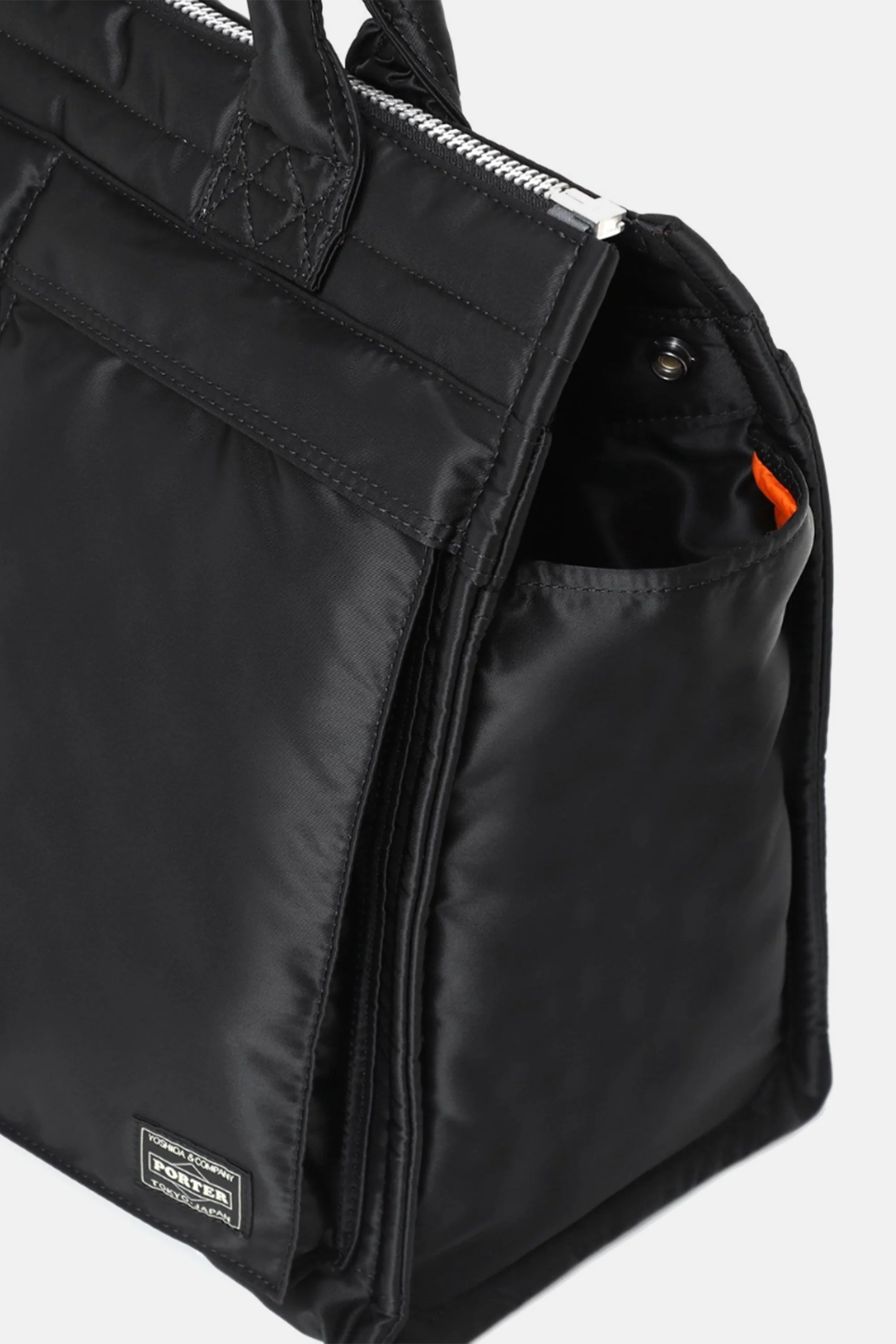 Black Tanker Square Tote Bag (L) - Image 5