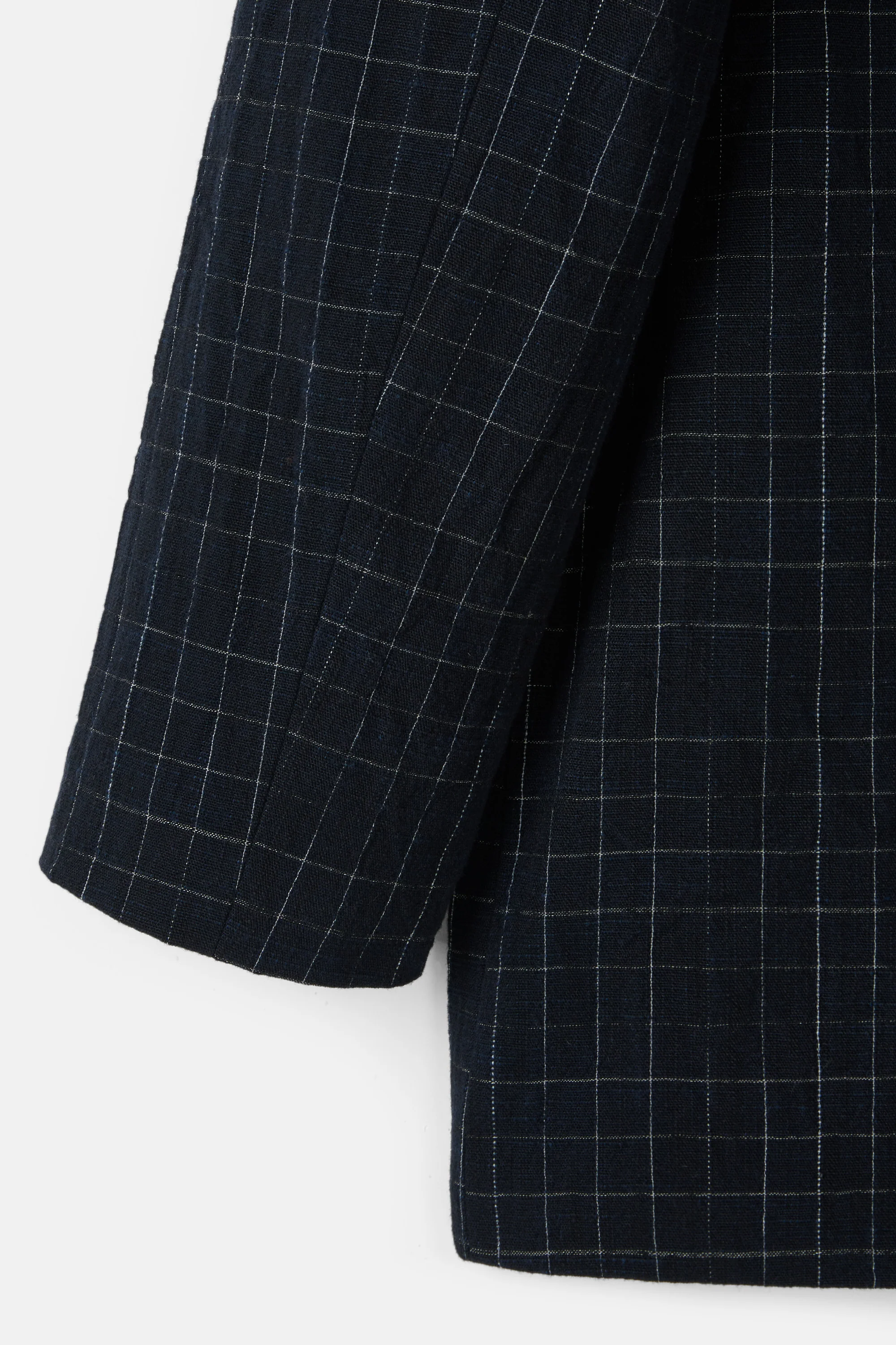 The Artist Jacket Crumpled Check Ink - Image 4