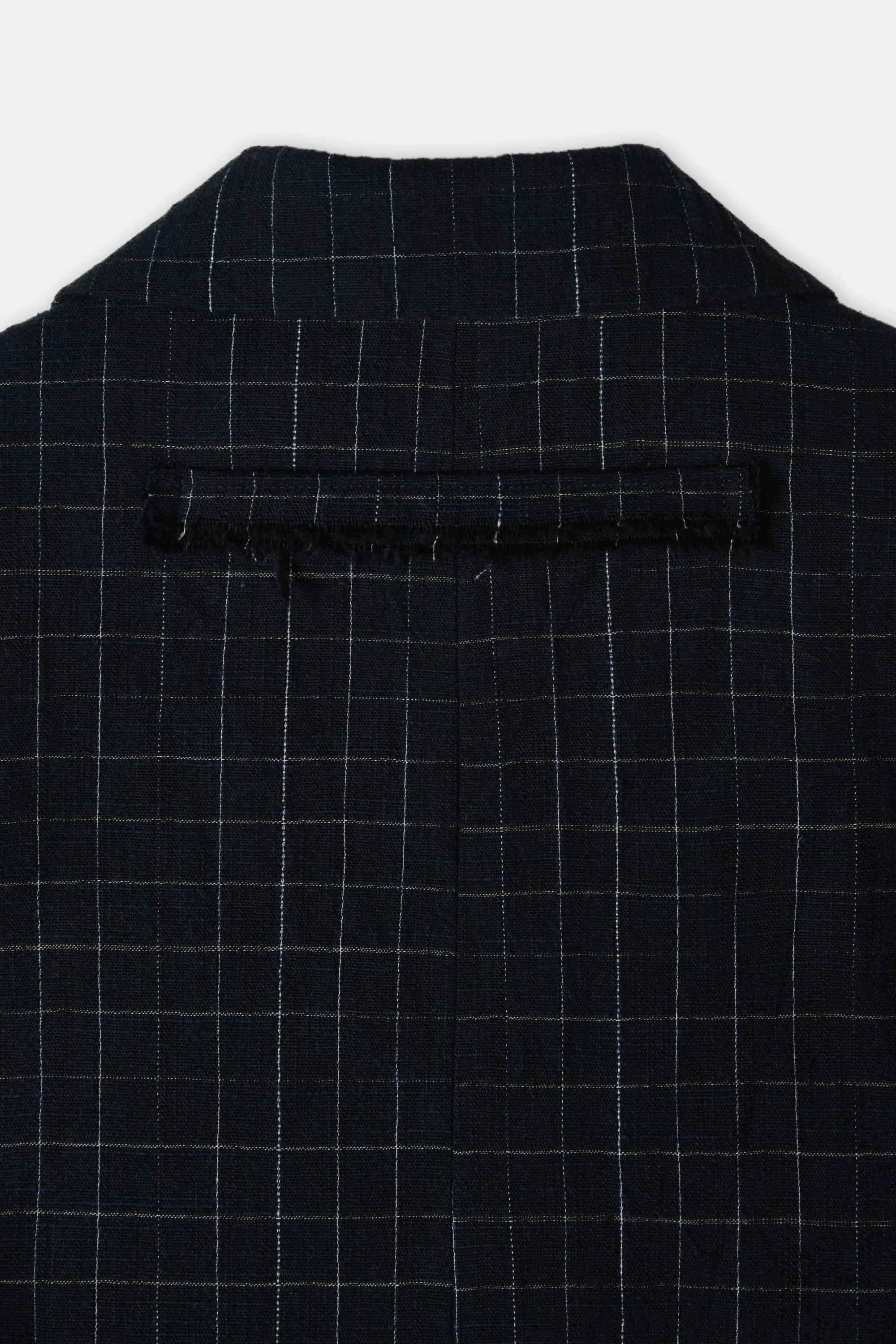 The Artist Jacket Crumpled Check Ink - Image 7