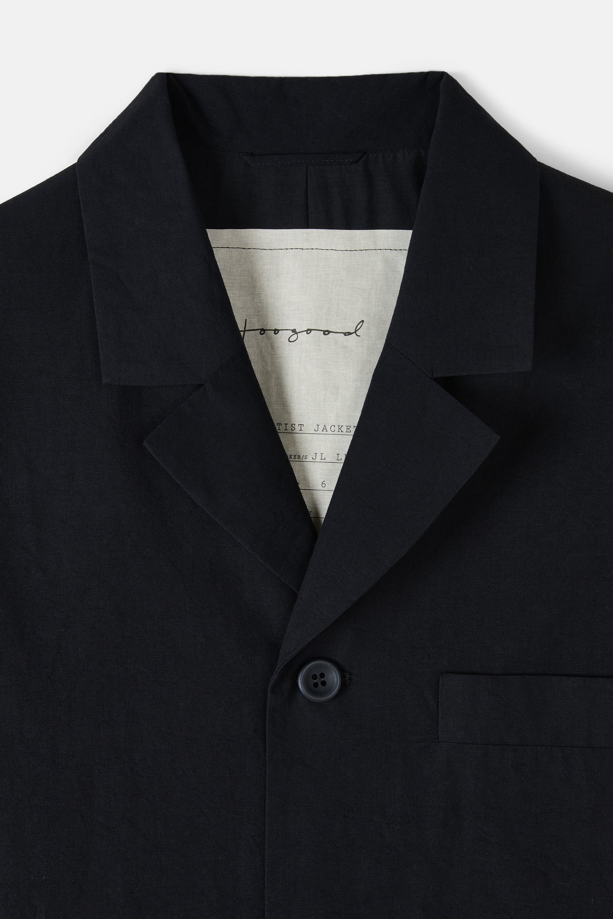The Artist Jacket Structured Cotton Ink - Image 3