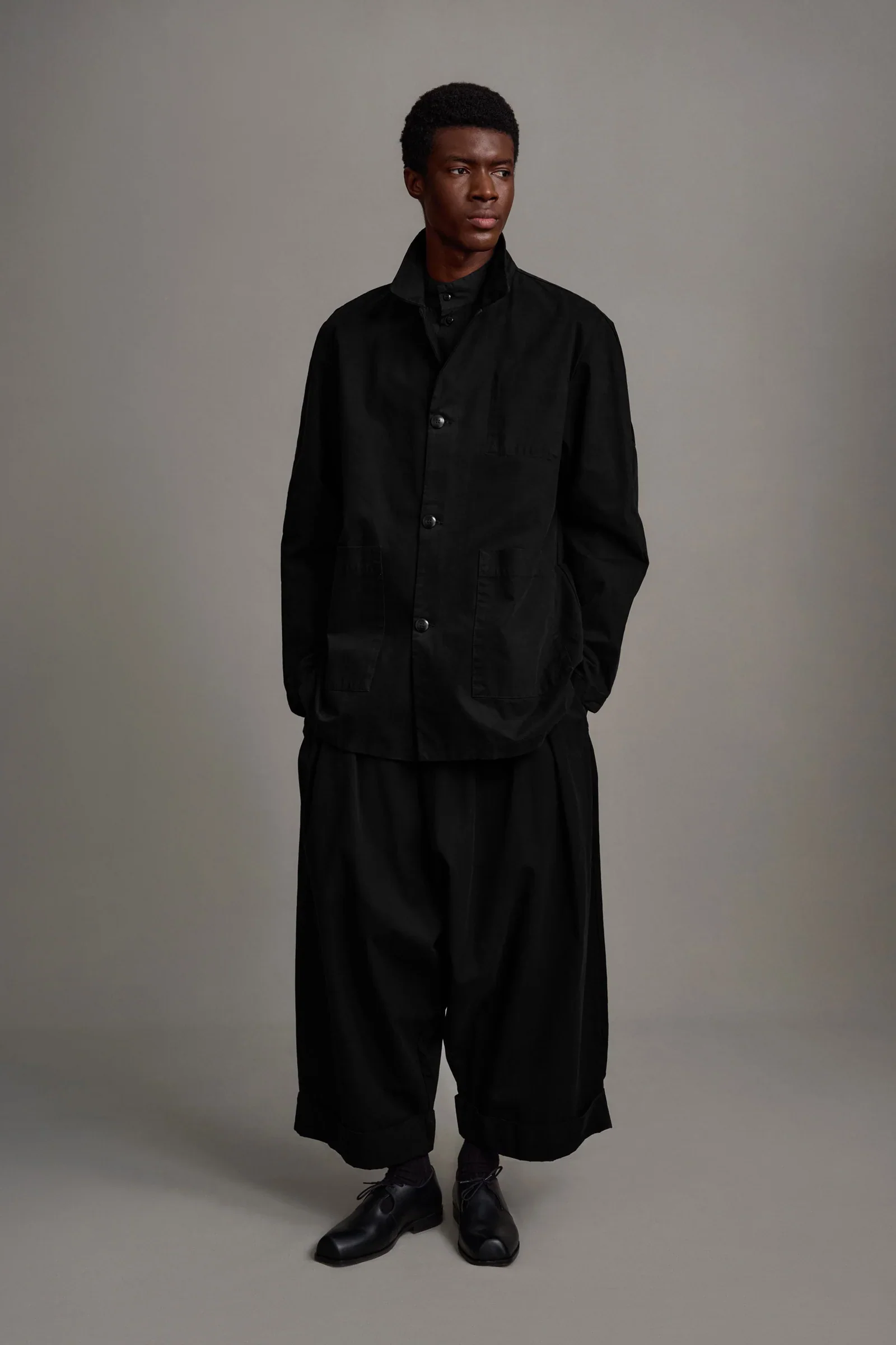 The Mechanic Jacket / Work Twill Flint - Image 4