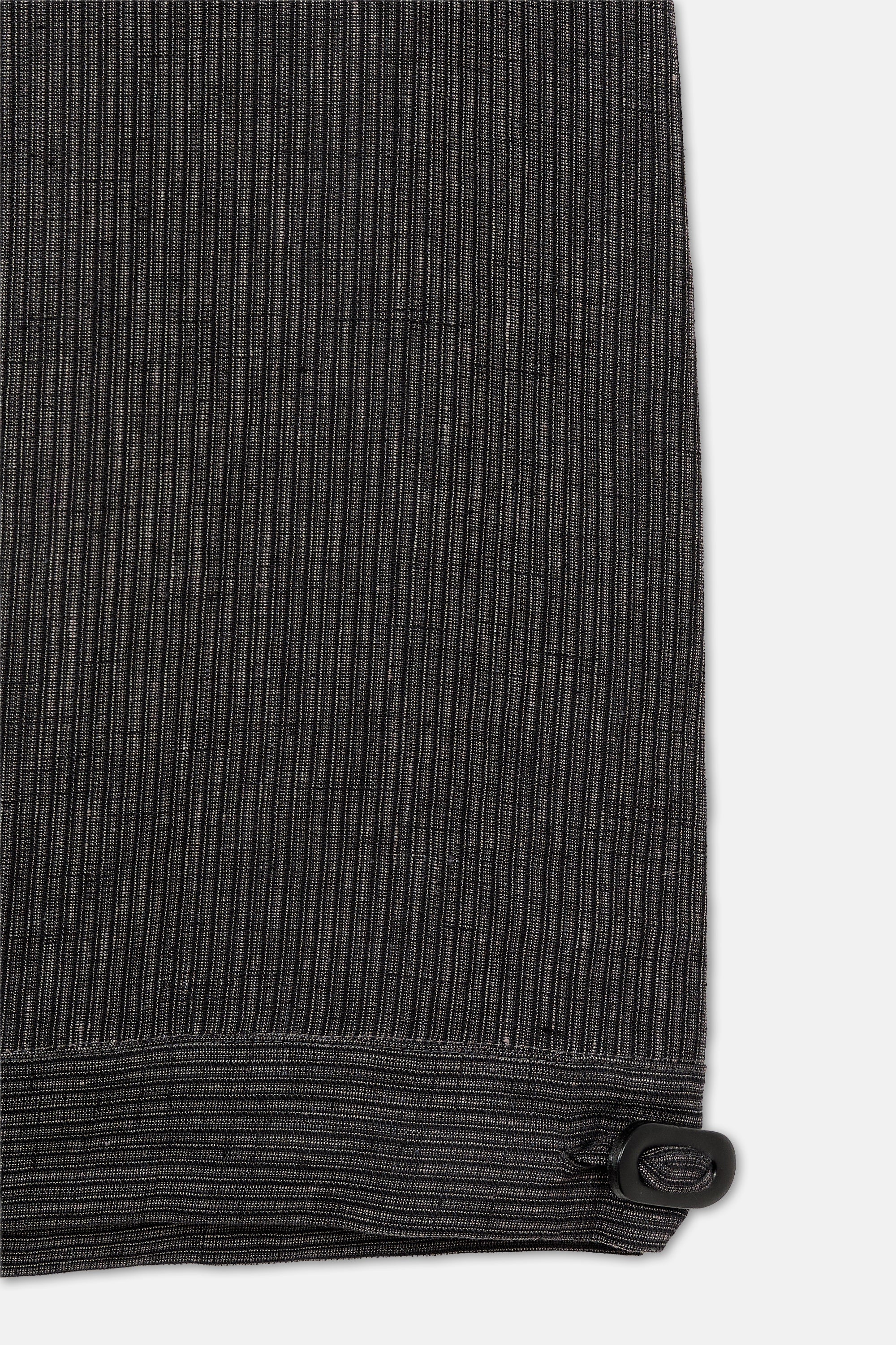 Triple Pleated Loose Trousers Elastic Waist - Image 4