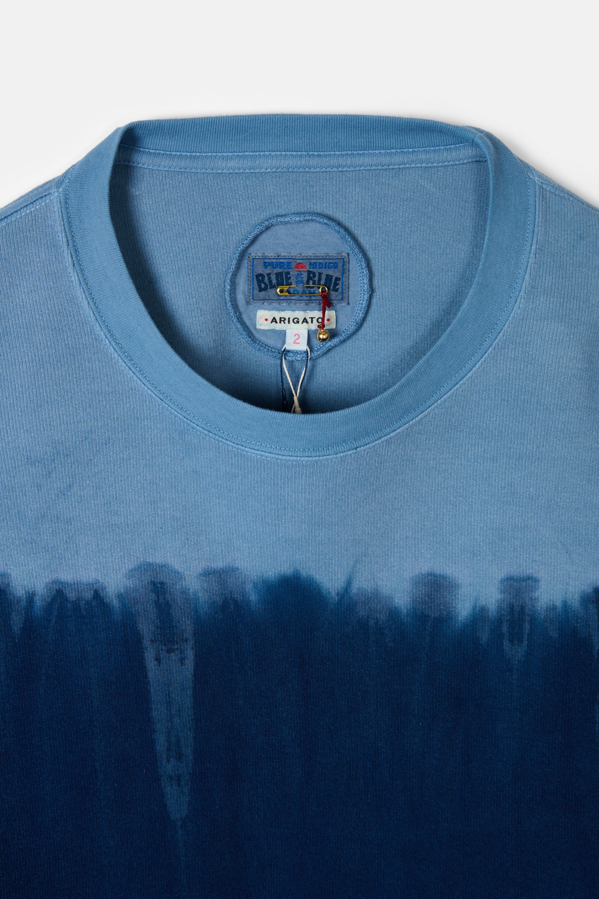 Eightlock Smooth Indigo Hand Speckled Dyed Ls Tee - Image 3