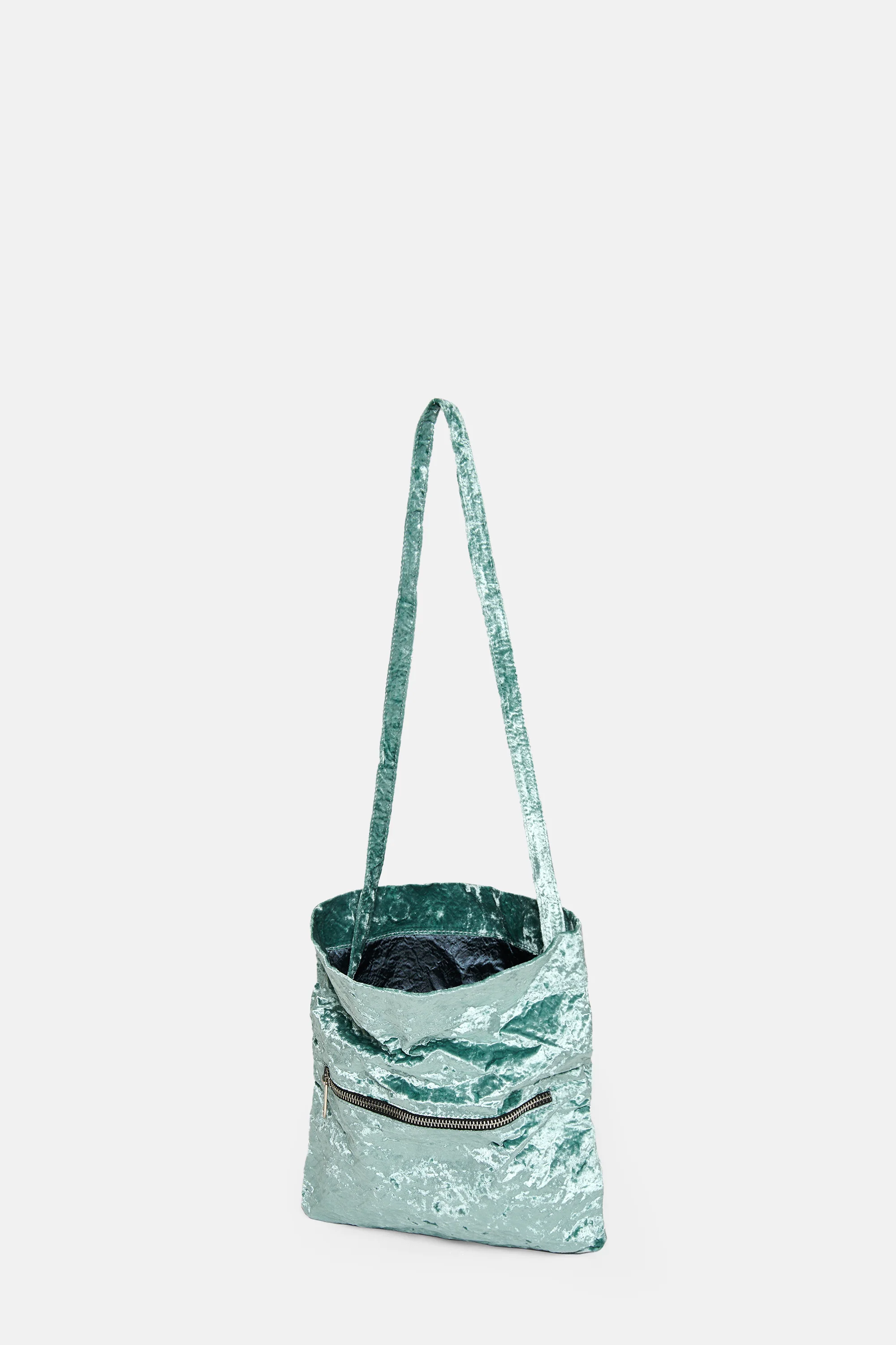 Acqua Velvet Flap Bag - Image 4