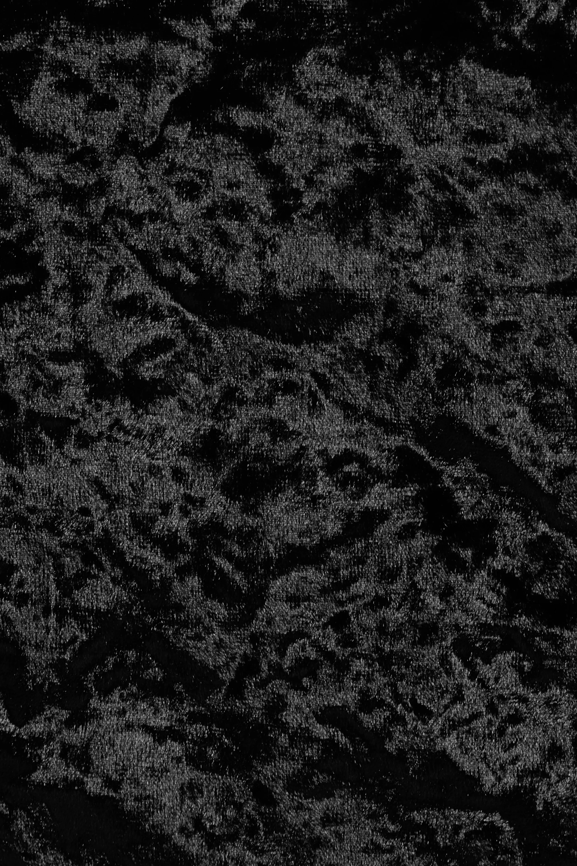Black Velvet Flap Bag - Image 7