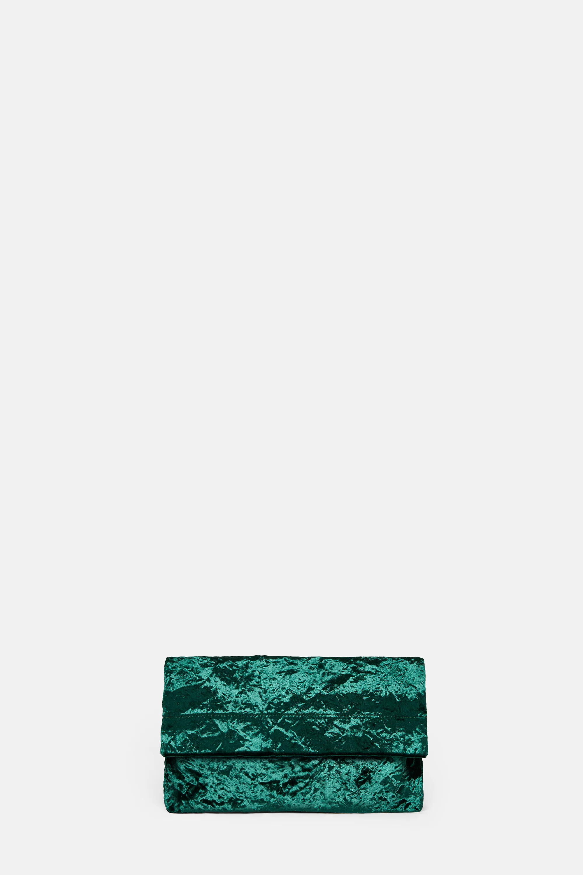 Smeraldo Velvet Flap Bag