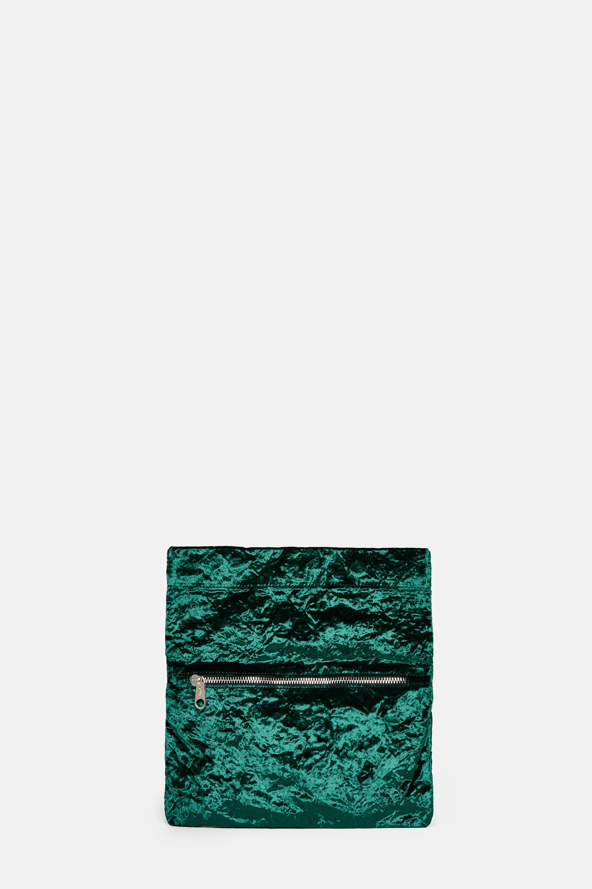Smeraldo Velvet Flap Bag - Image 2