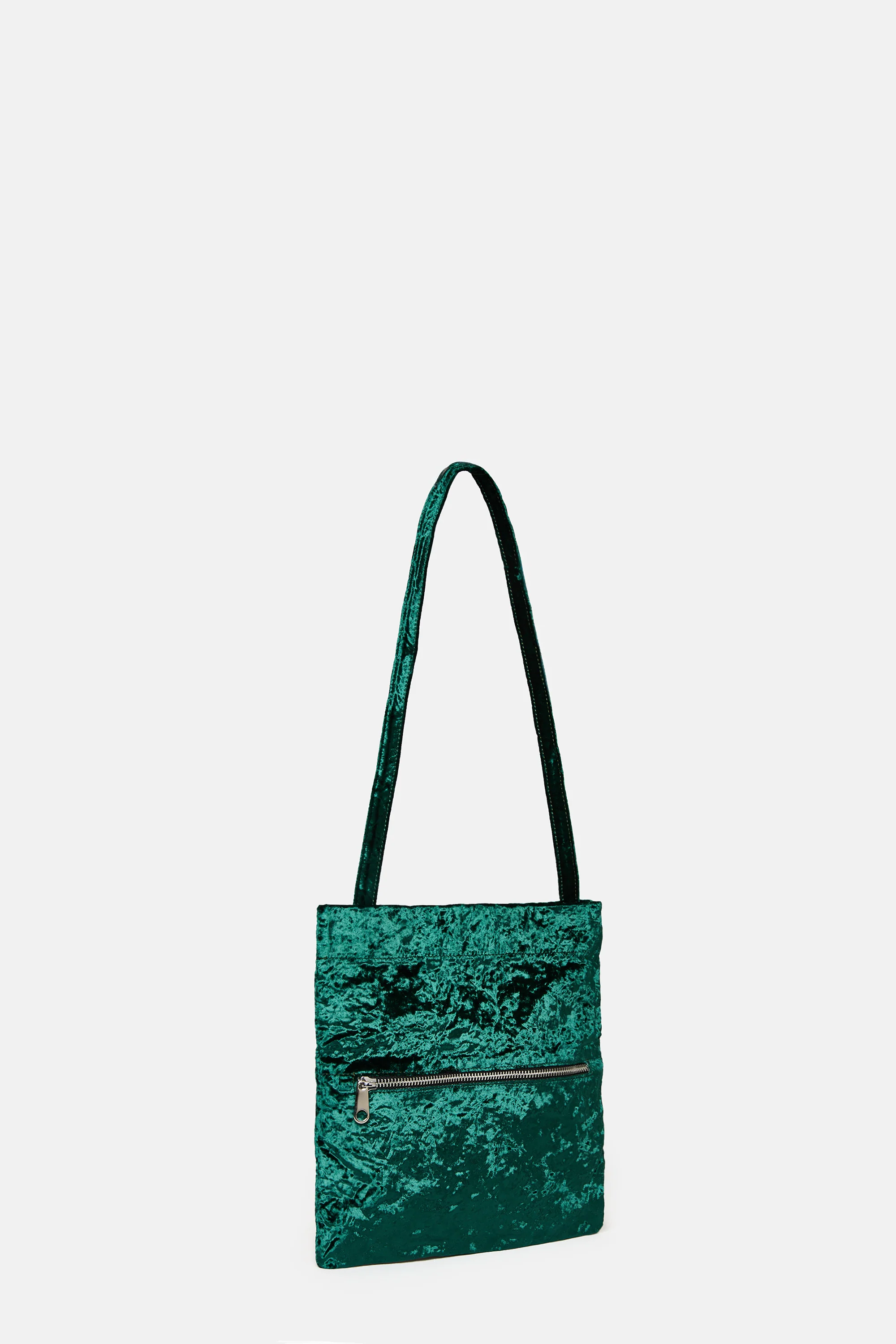 Smeraldo Velvet Flap Bag - Image 3