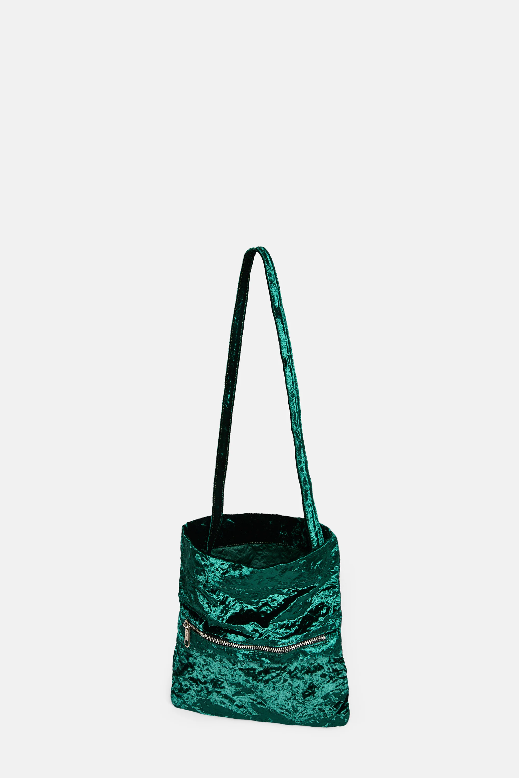 Smeraldo Velvet Flap Bag - Image 4