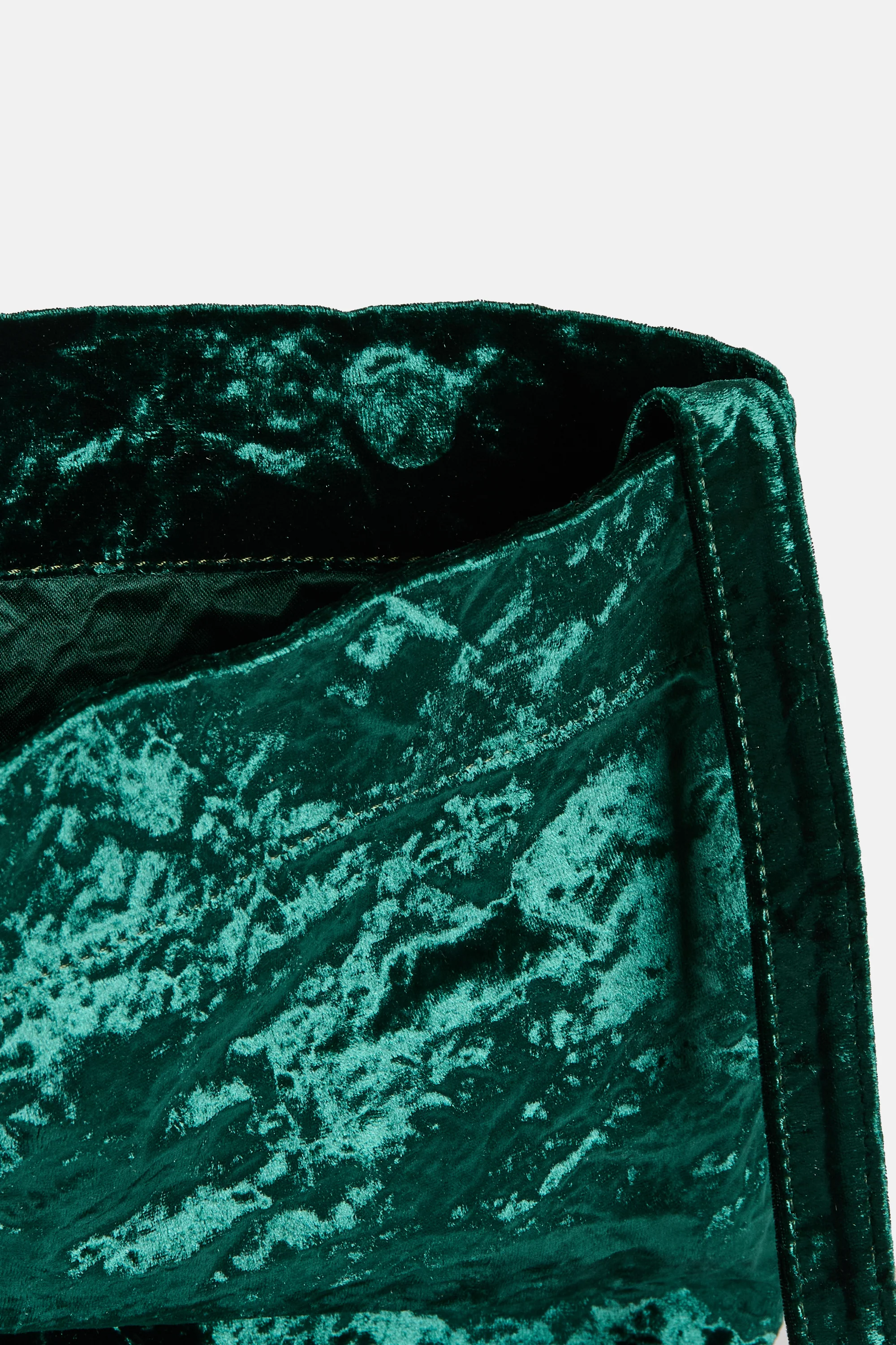 Smeraldo Velvet Flap Bag - Image 5