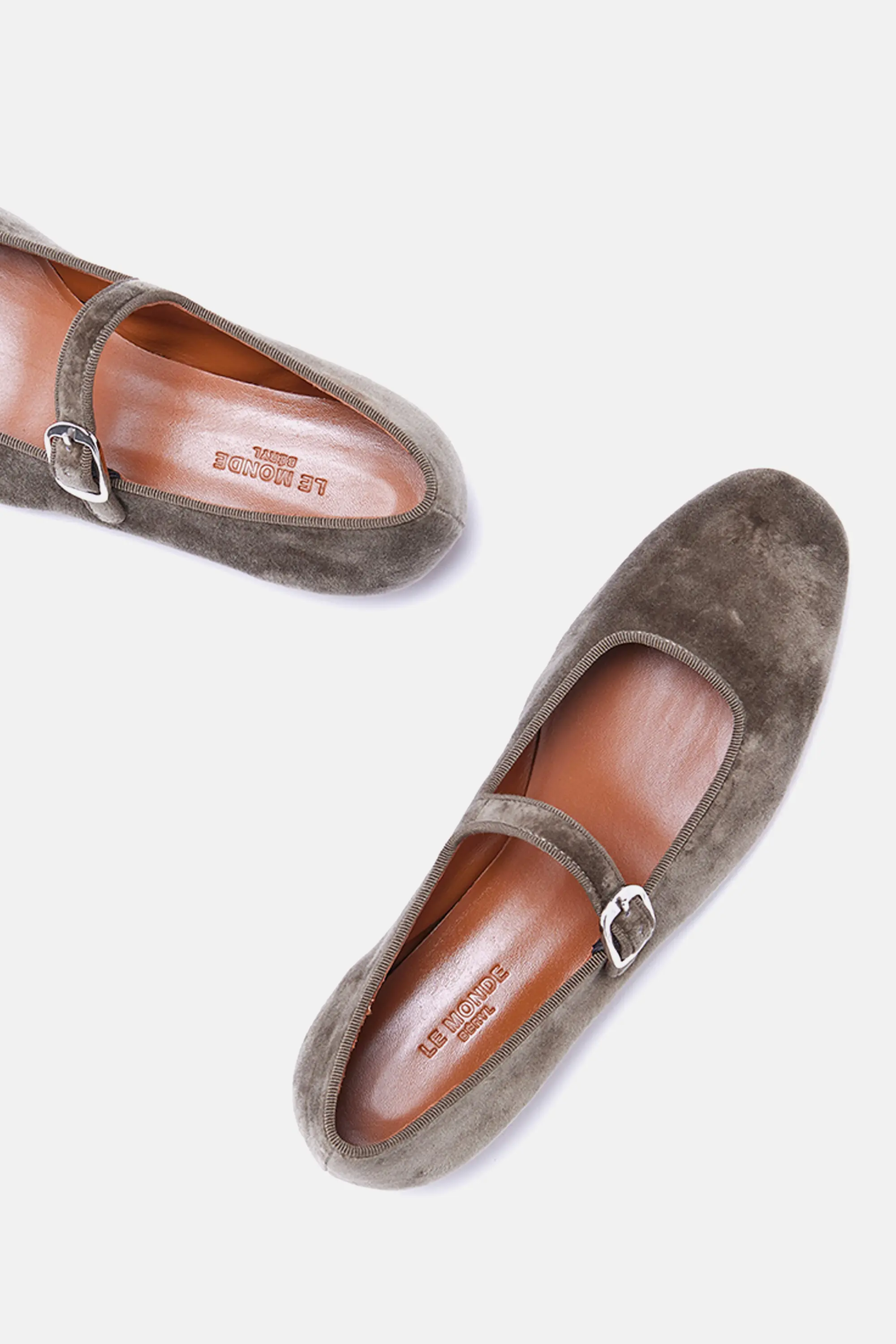 Velvet Grey Mary Jane - Image 3