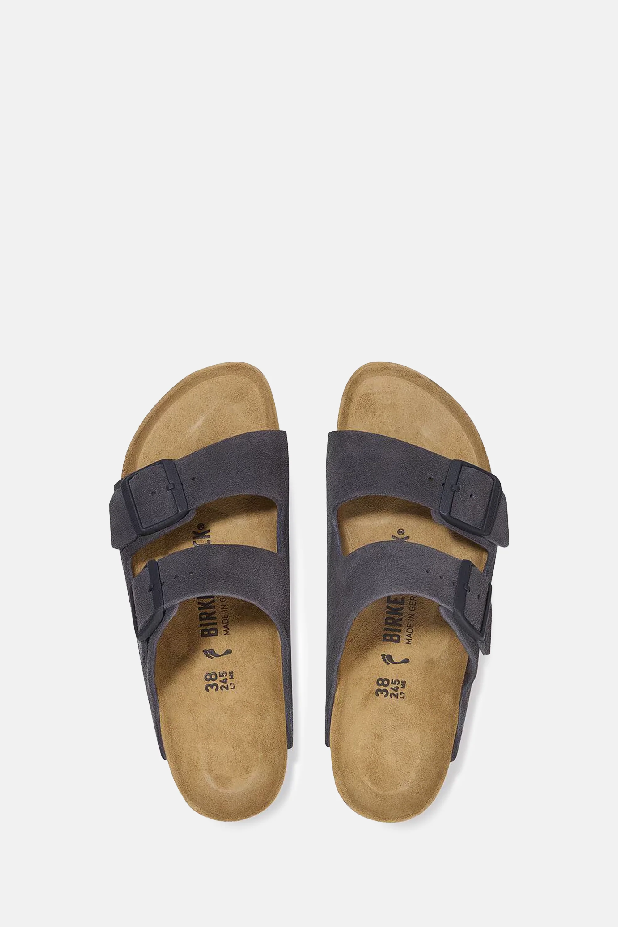 Velvet Grey Suede Leather Arizona - Image 5