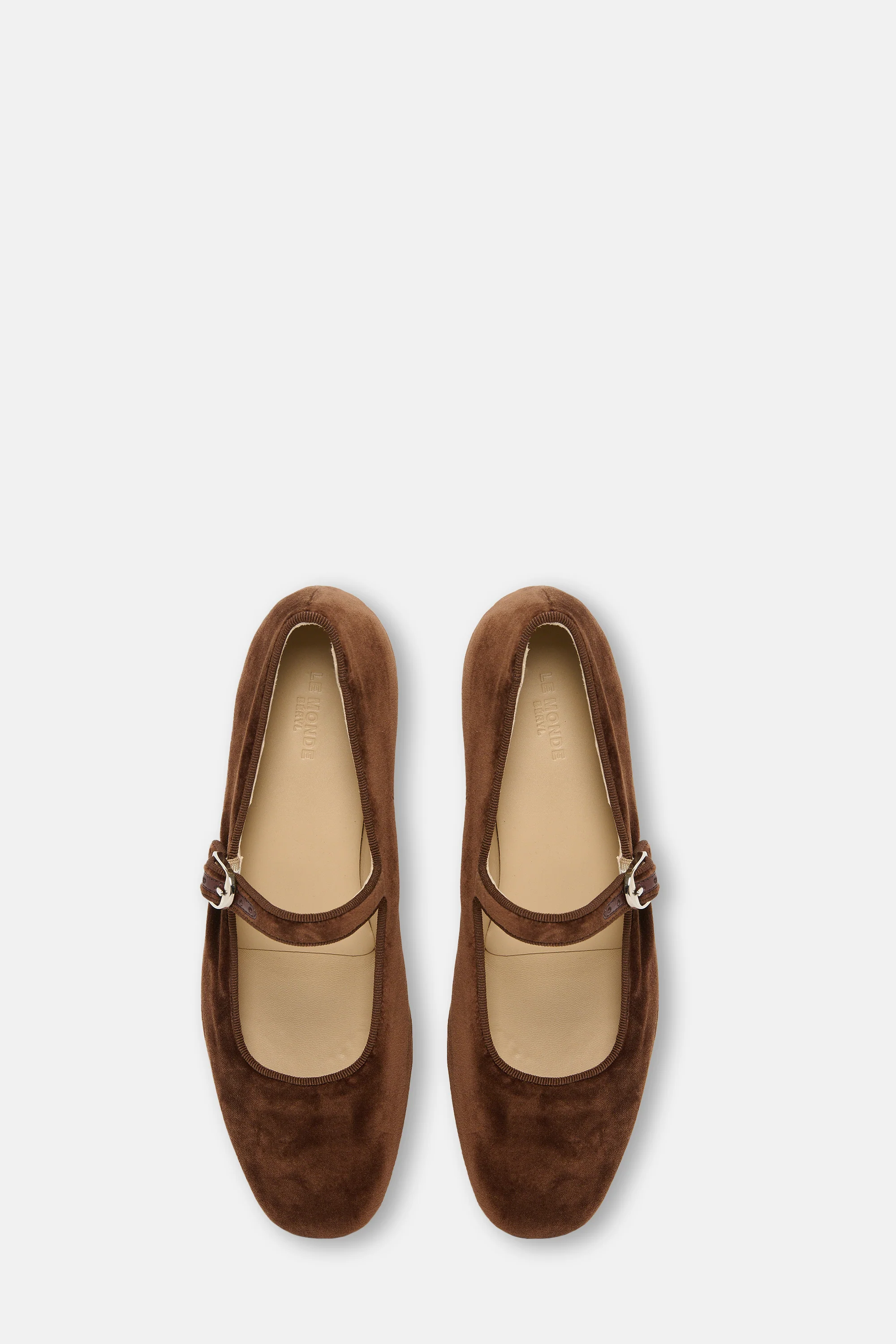 Date Brown Velvet Mary Jane - Image 3