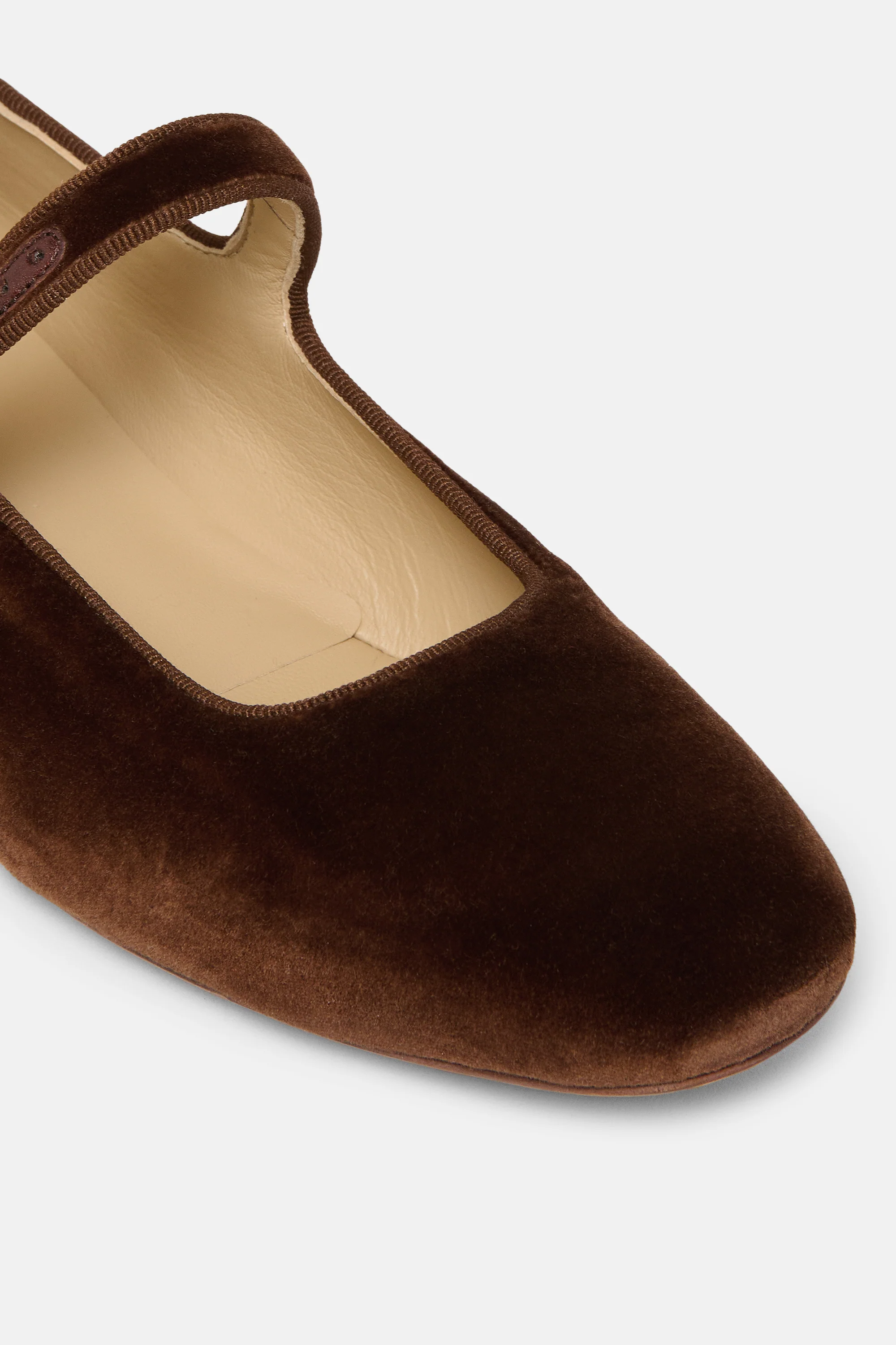 Date Brown Velvet Mary Jane - Image 4