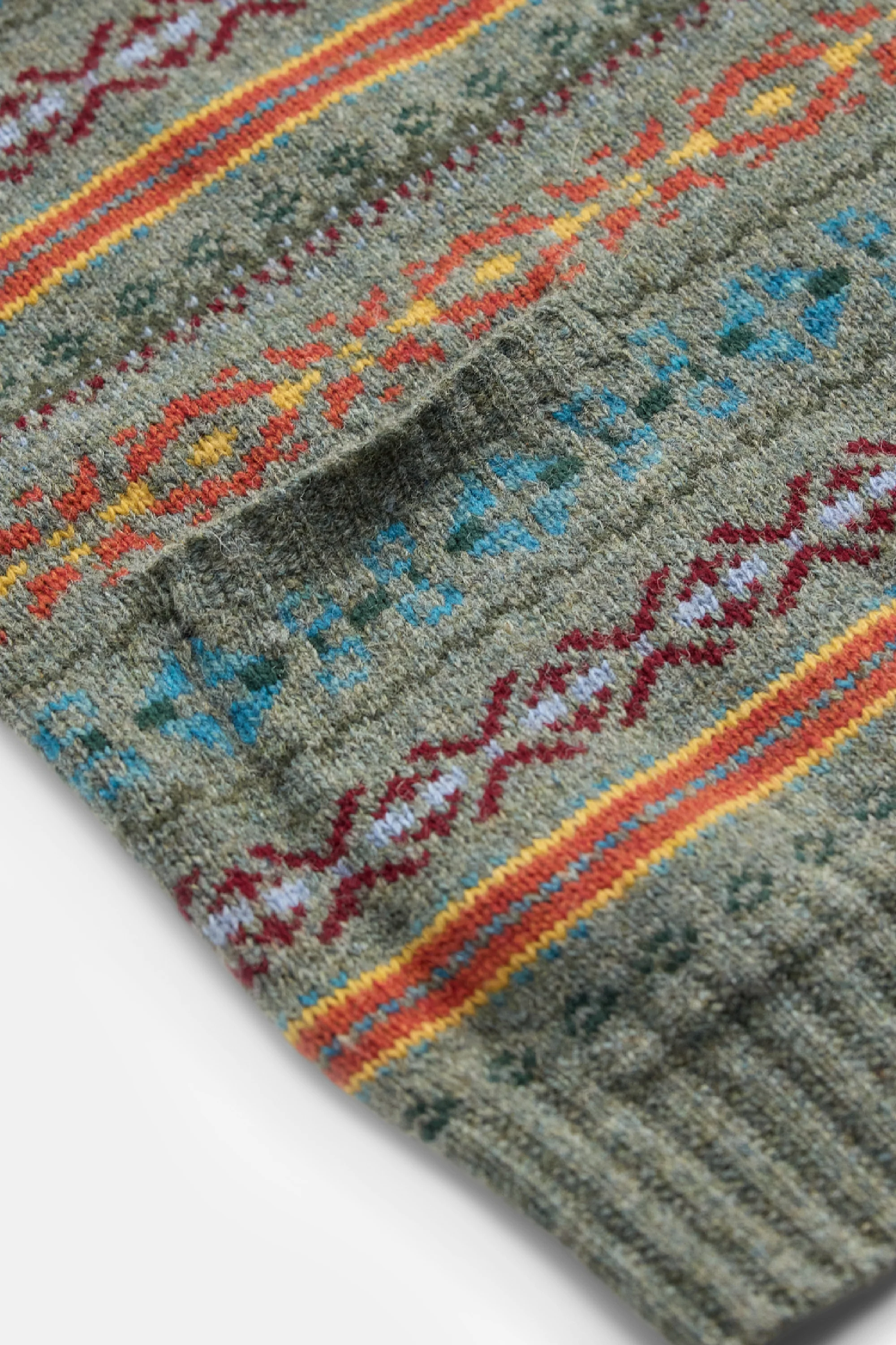 Fair Isle Sleeveless Jumper - Image 4