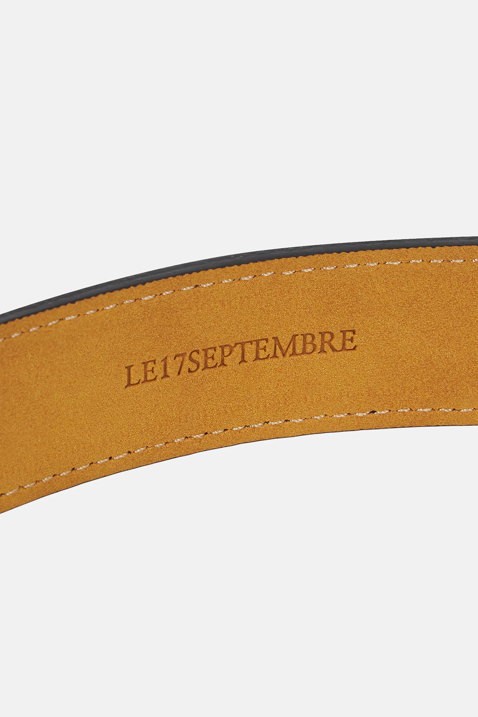 Black Western Suede Belt - Image 2