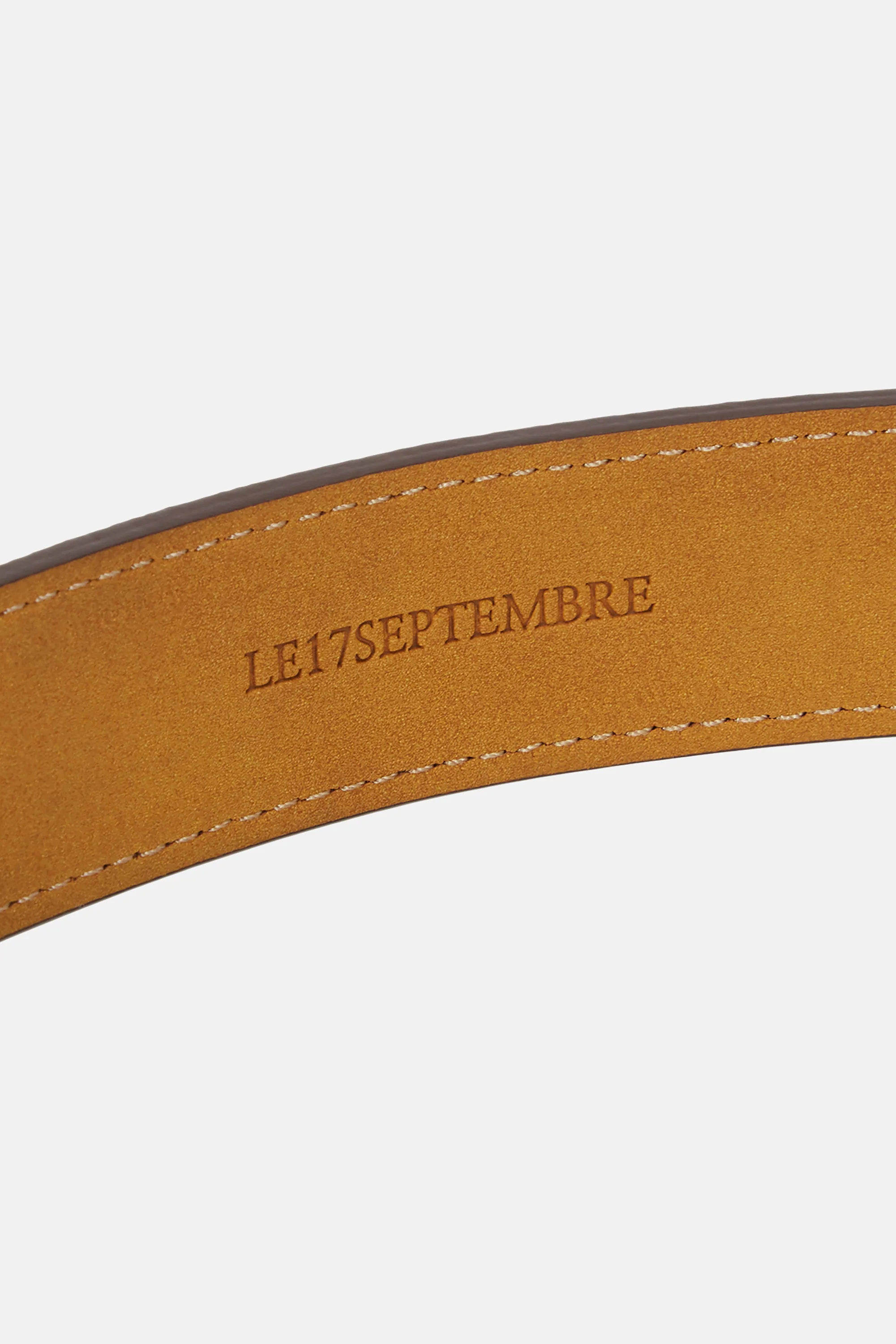 Brown Western Suede Belt - Image 2