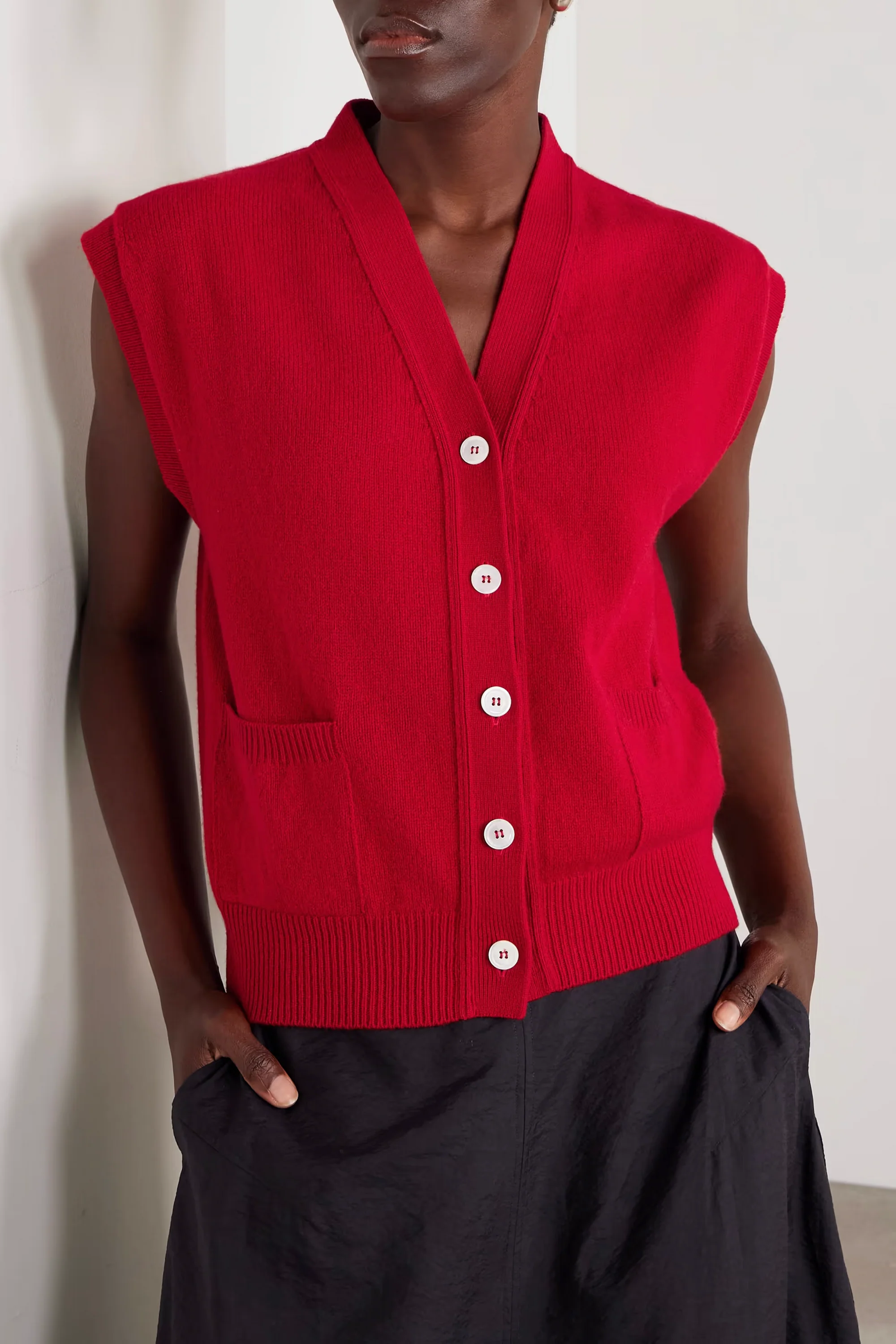 Ruby Red Wexford Waistcoat - Image 3