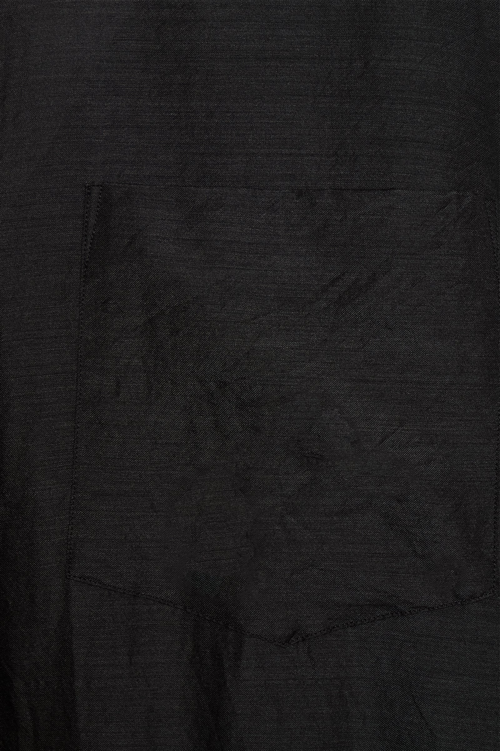Brown Wool Silk Shirt - Image 3