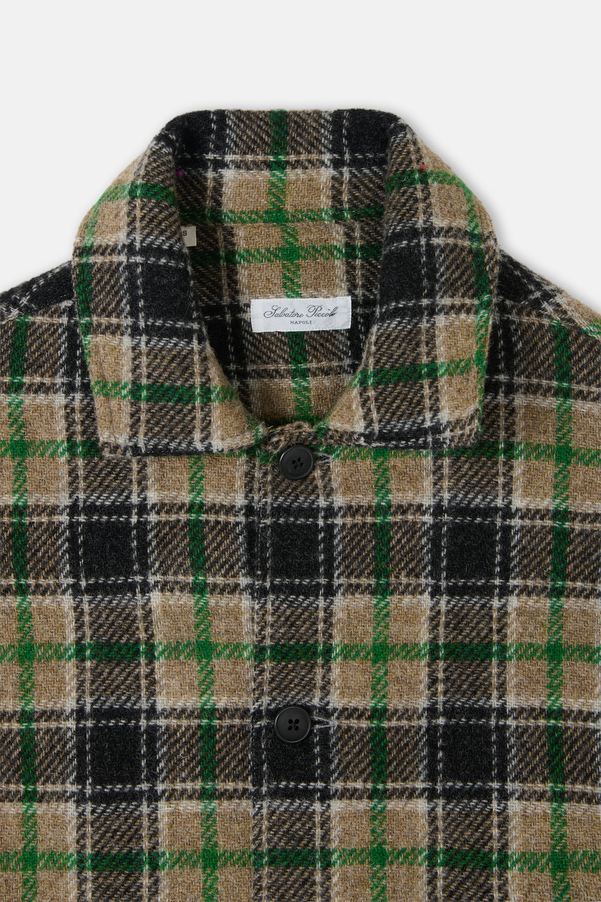 Check Green Work Jacket - Image 3