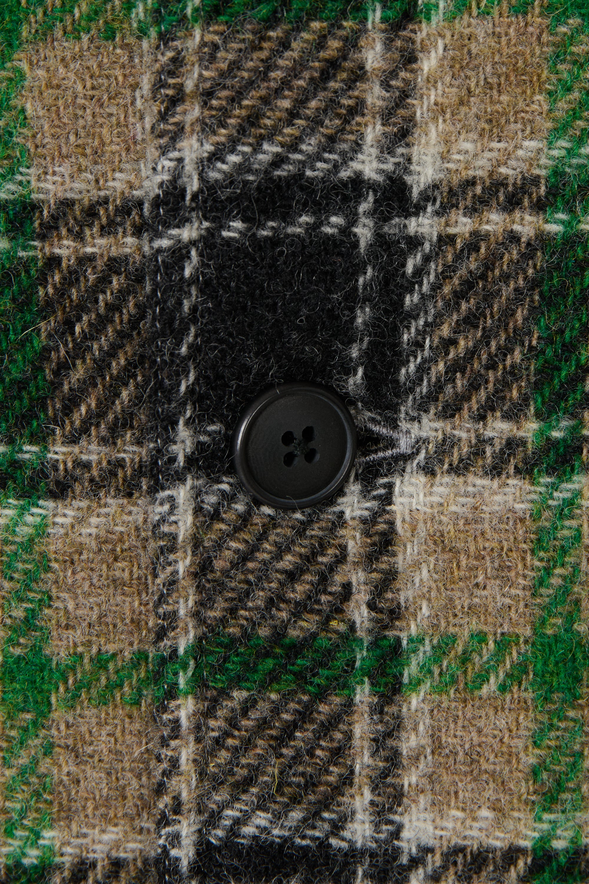 Check Green Work Jacket - Image 5
