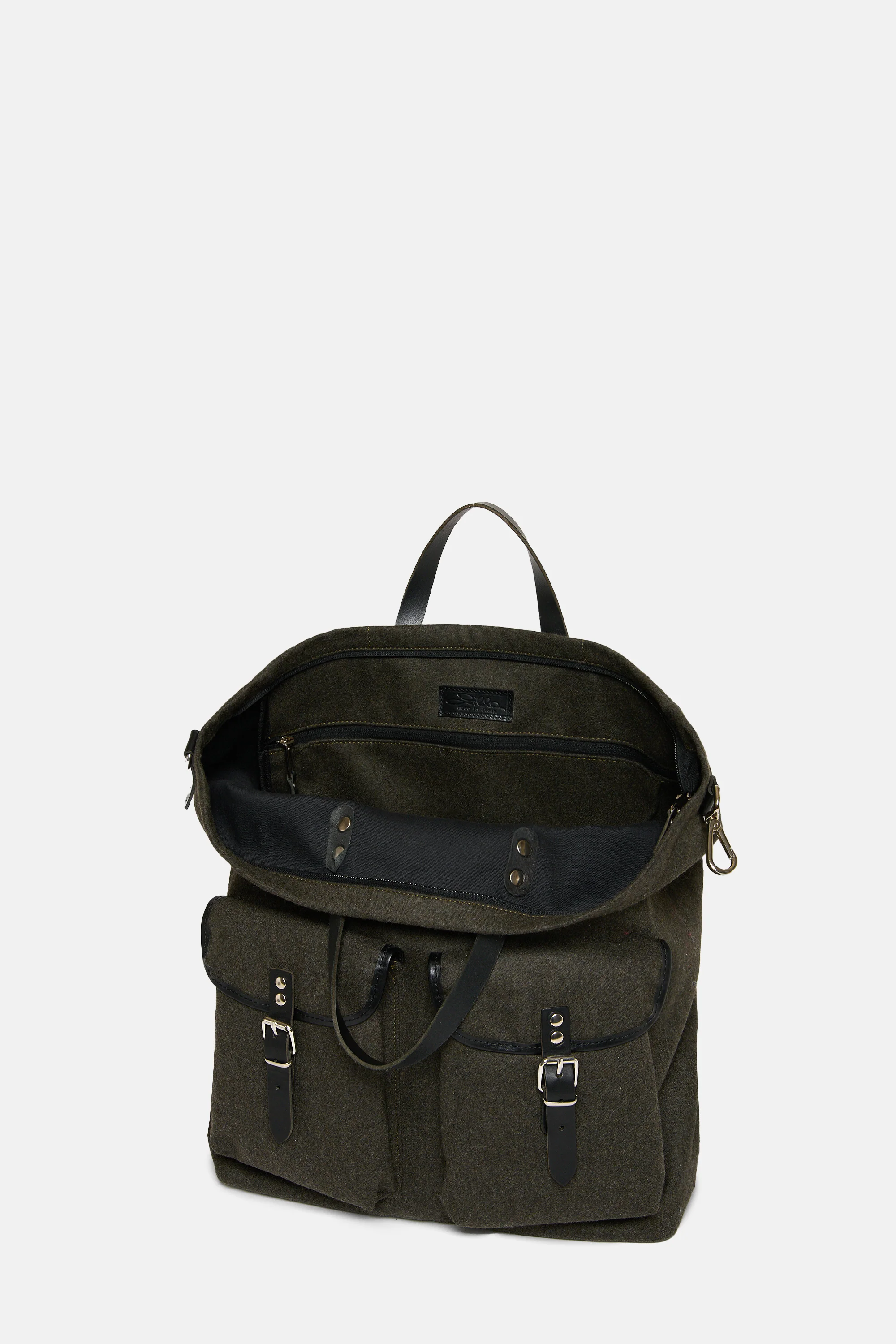 Loden Green classic rucksack large - Image 4