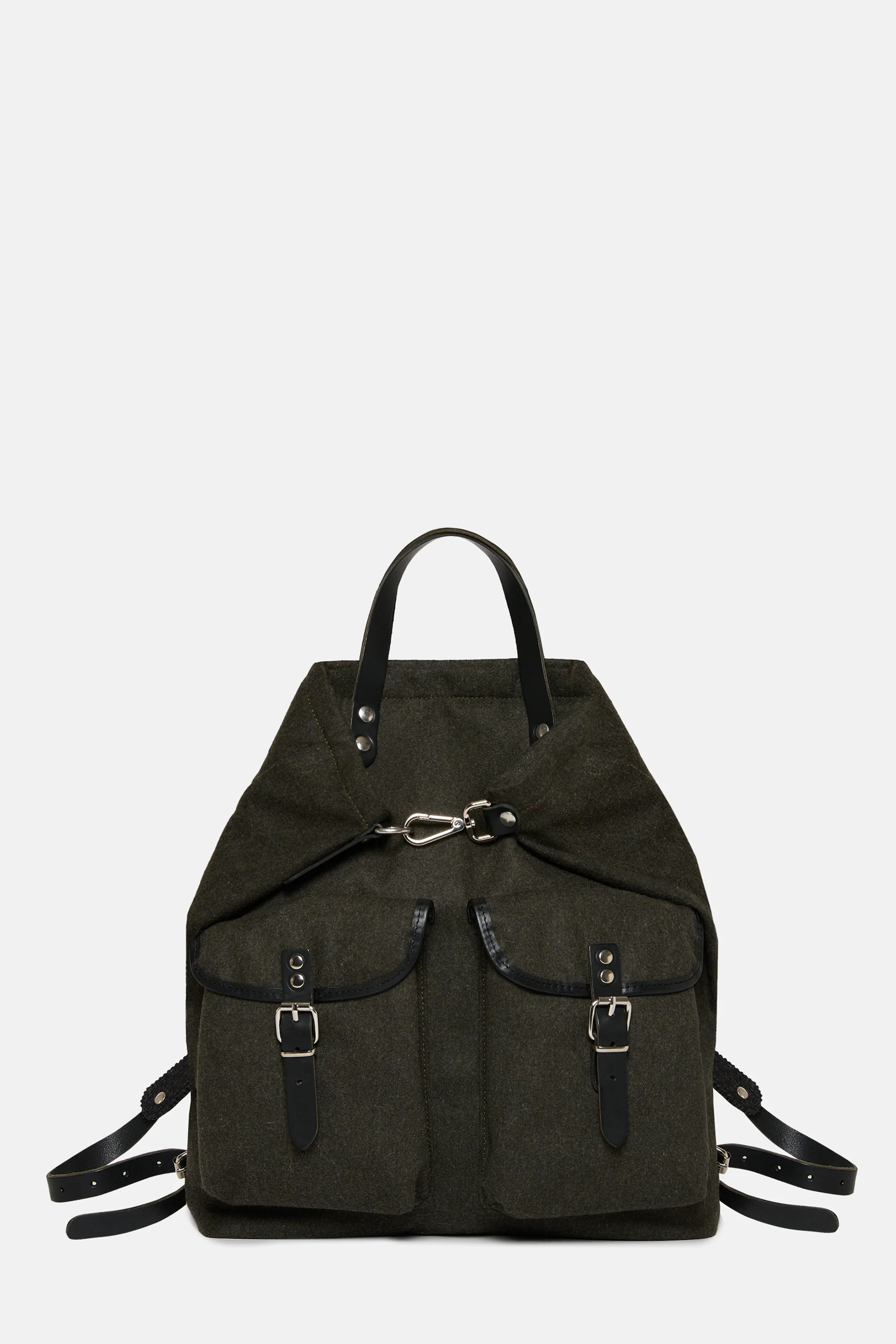 Loden Green classic rucksack large - Image 5