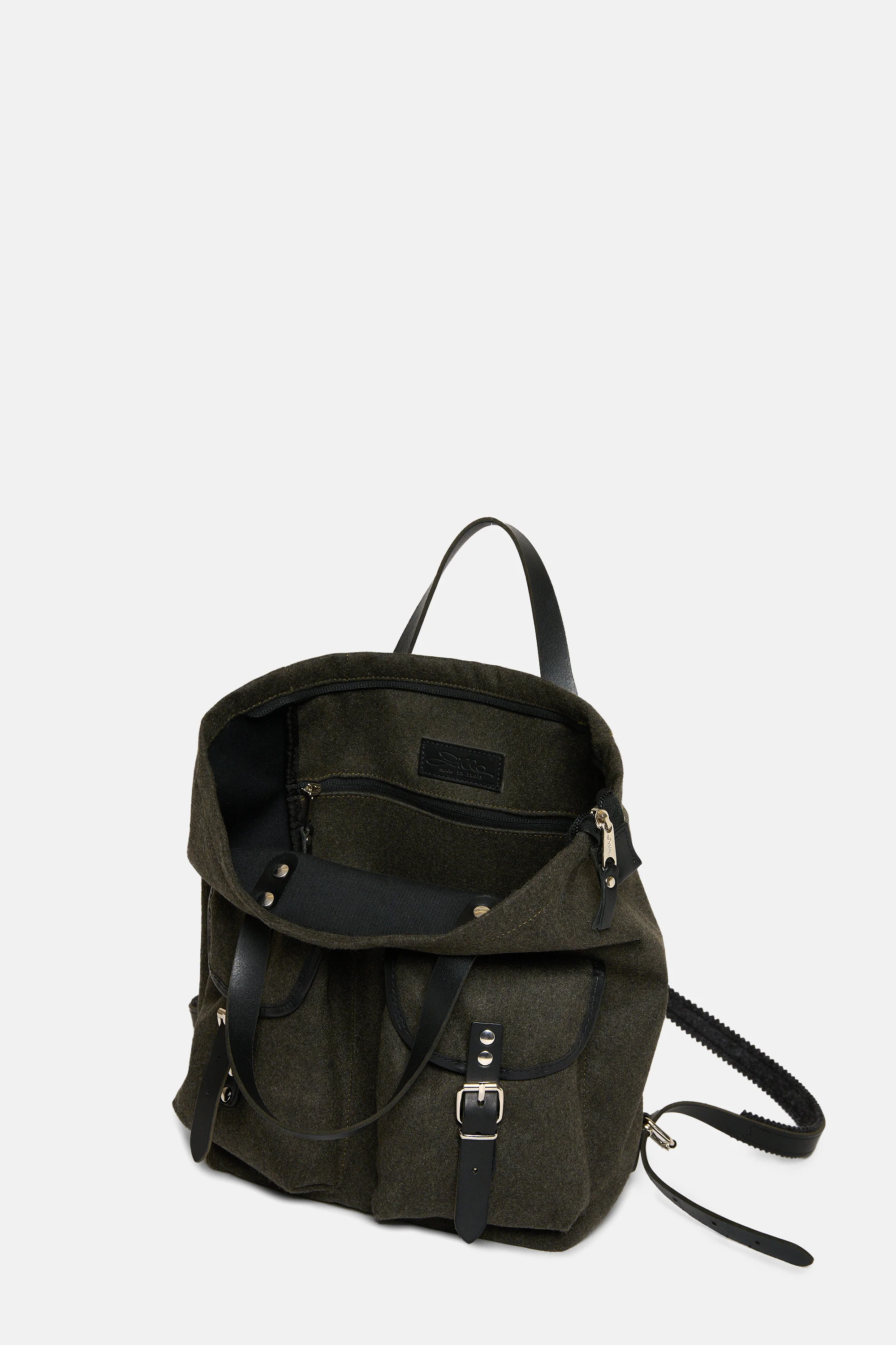 Green Loden classic rucksack medium - Image 4