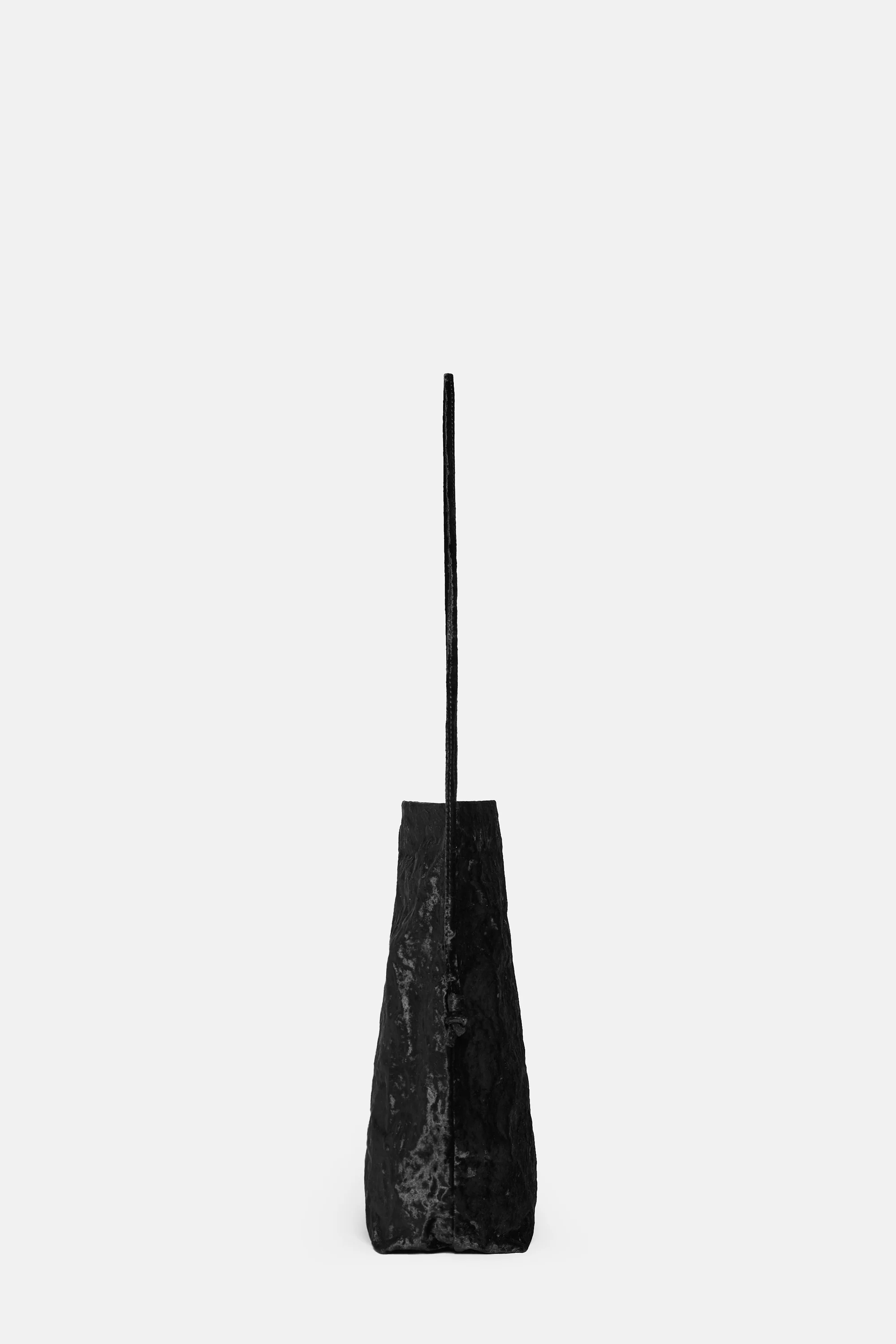 Black Velvet Big Shoulder Bag - Image 2