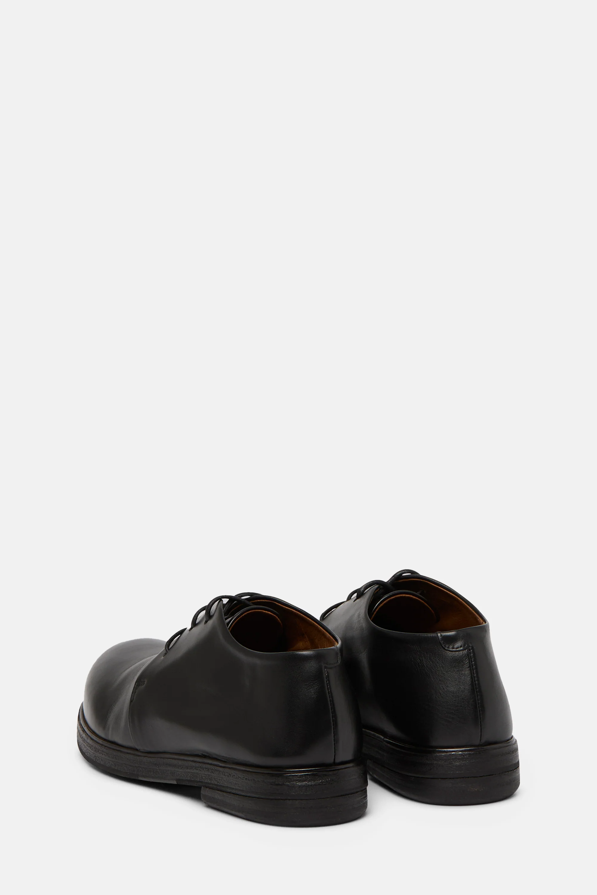 Zucca Zeppa Black Leather Derby Shoes - Image 3