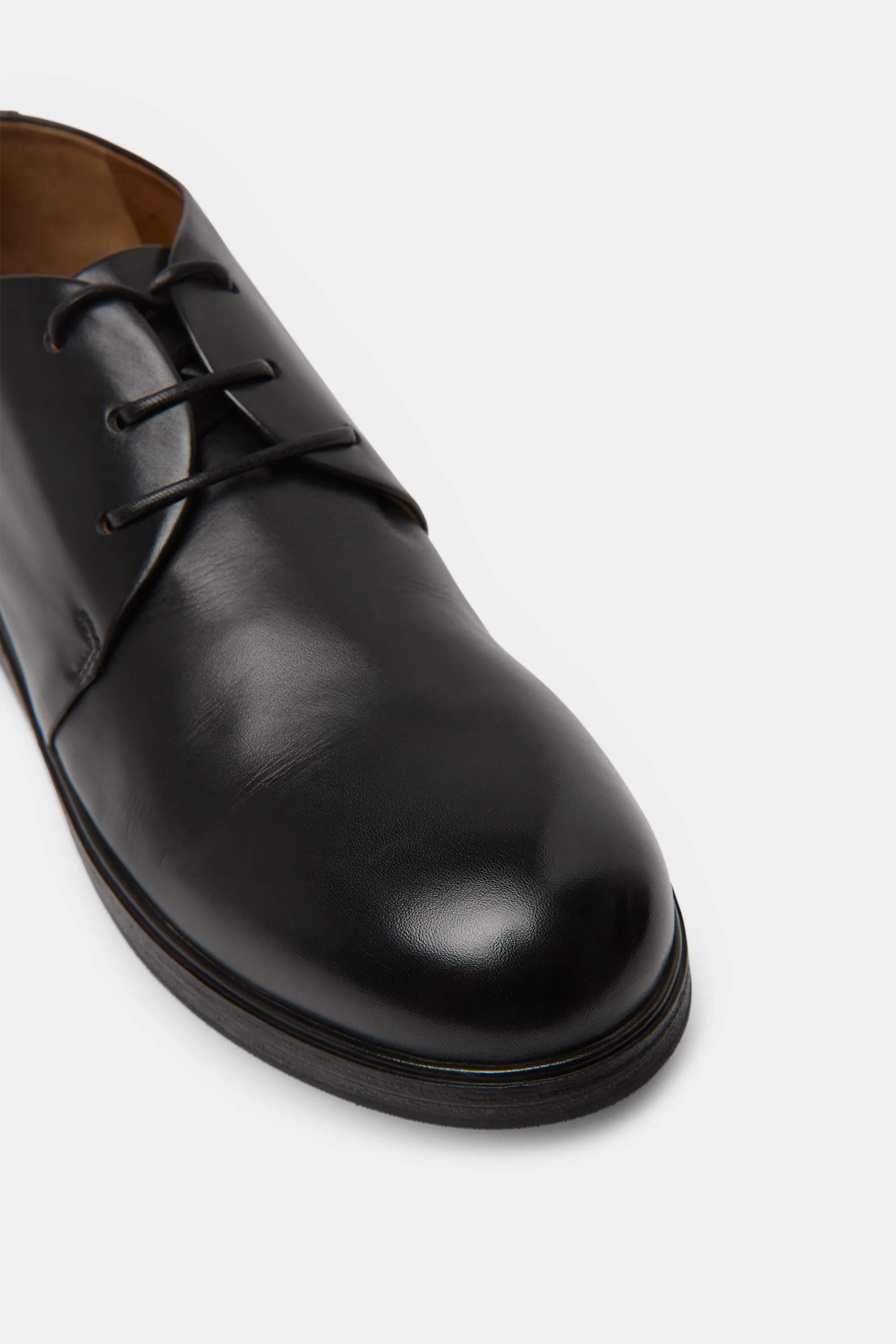 Zucca Zeppa Black Leather Derby Shoes - Image 4